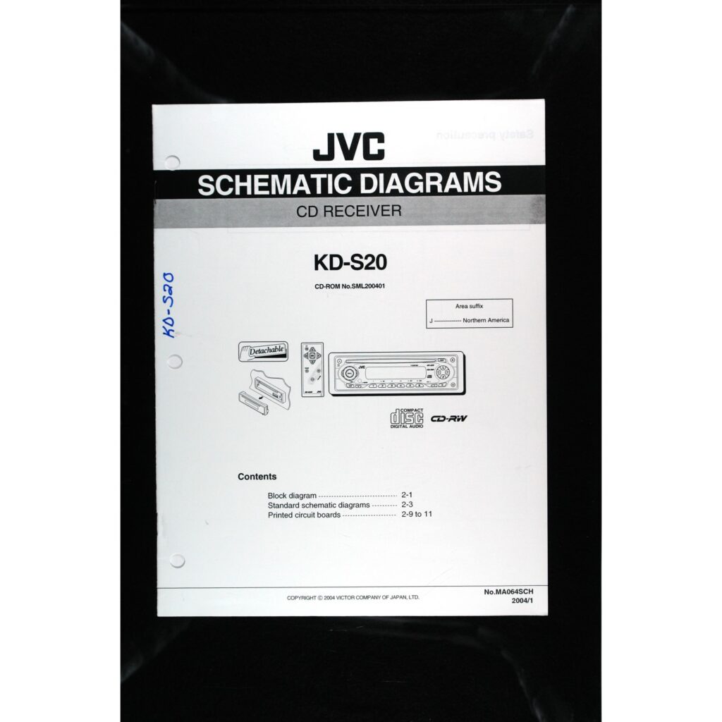 JVC KD-S20 Car Stereo — Service Manual