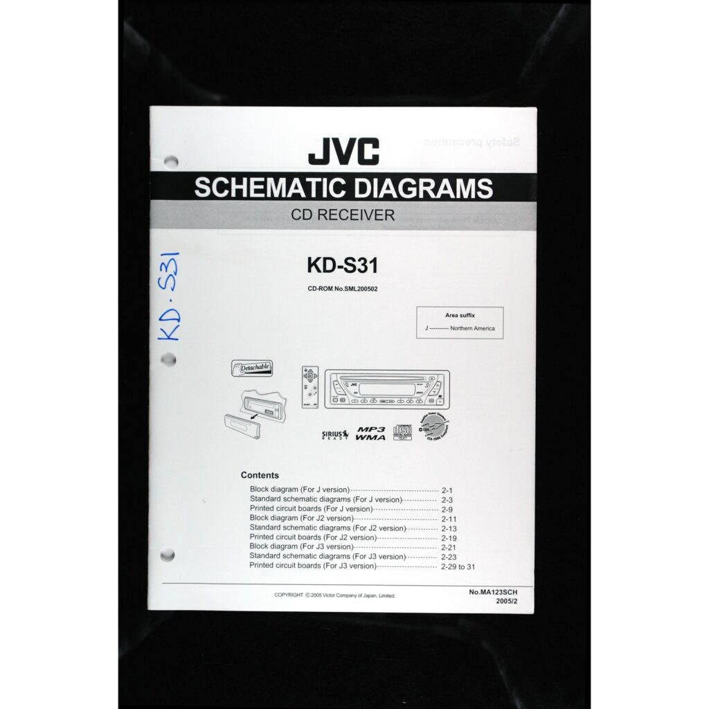 JVC KD-S31 Car Stereo — Service Manual
