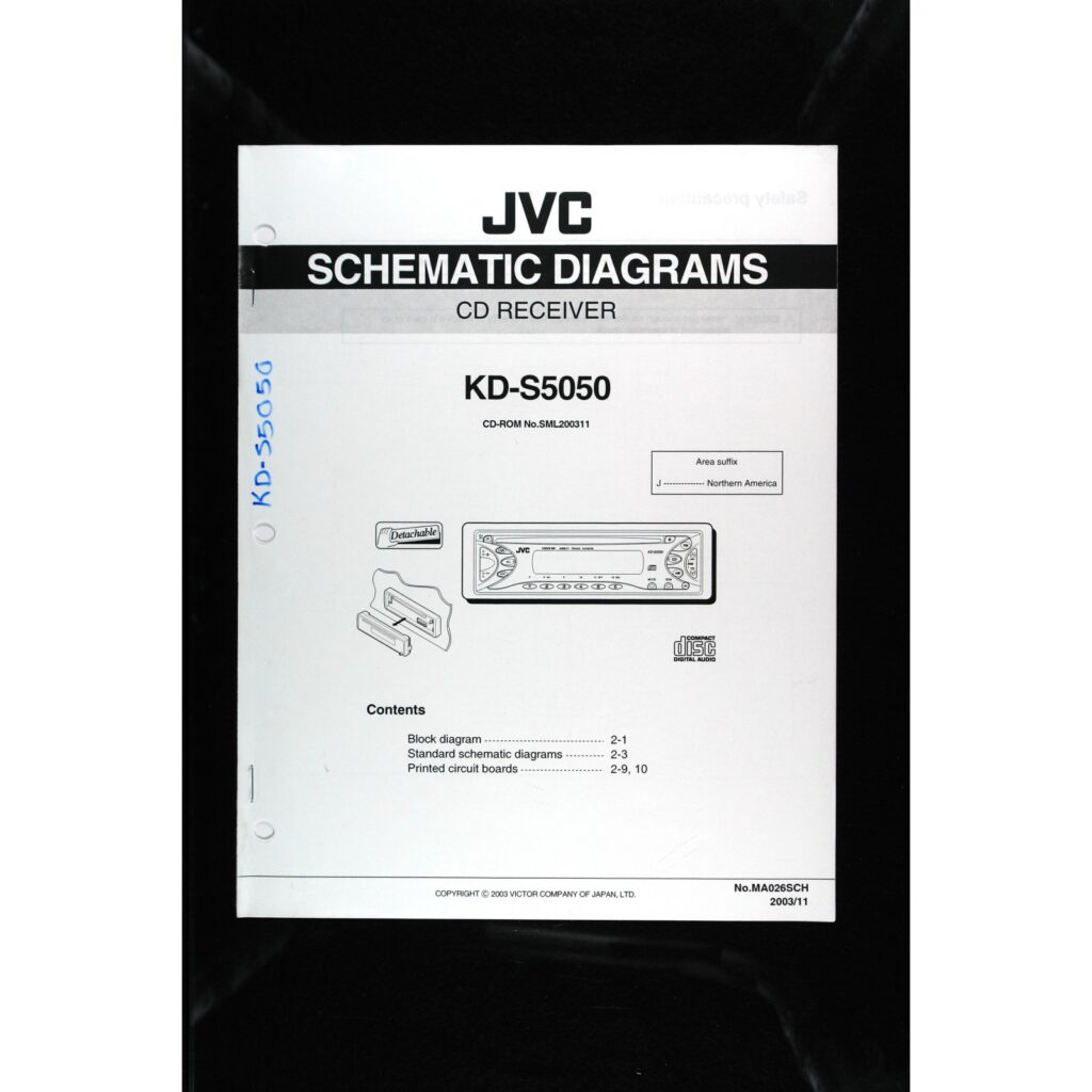 JVC KD-S5050 Car Stereo — Service Manual