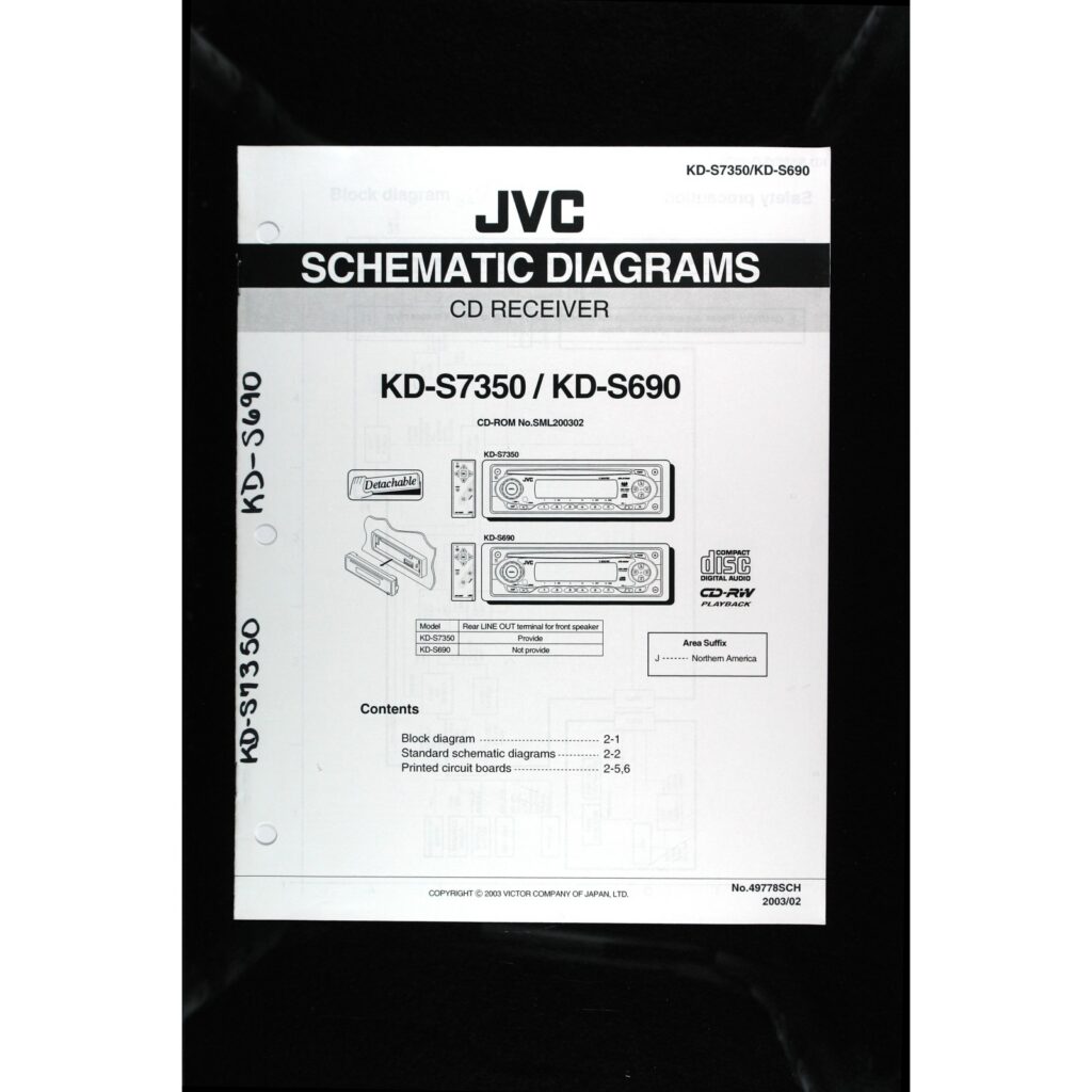 JVC KD-S7350 / S690 Car Stereo — Service Manual