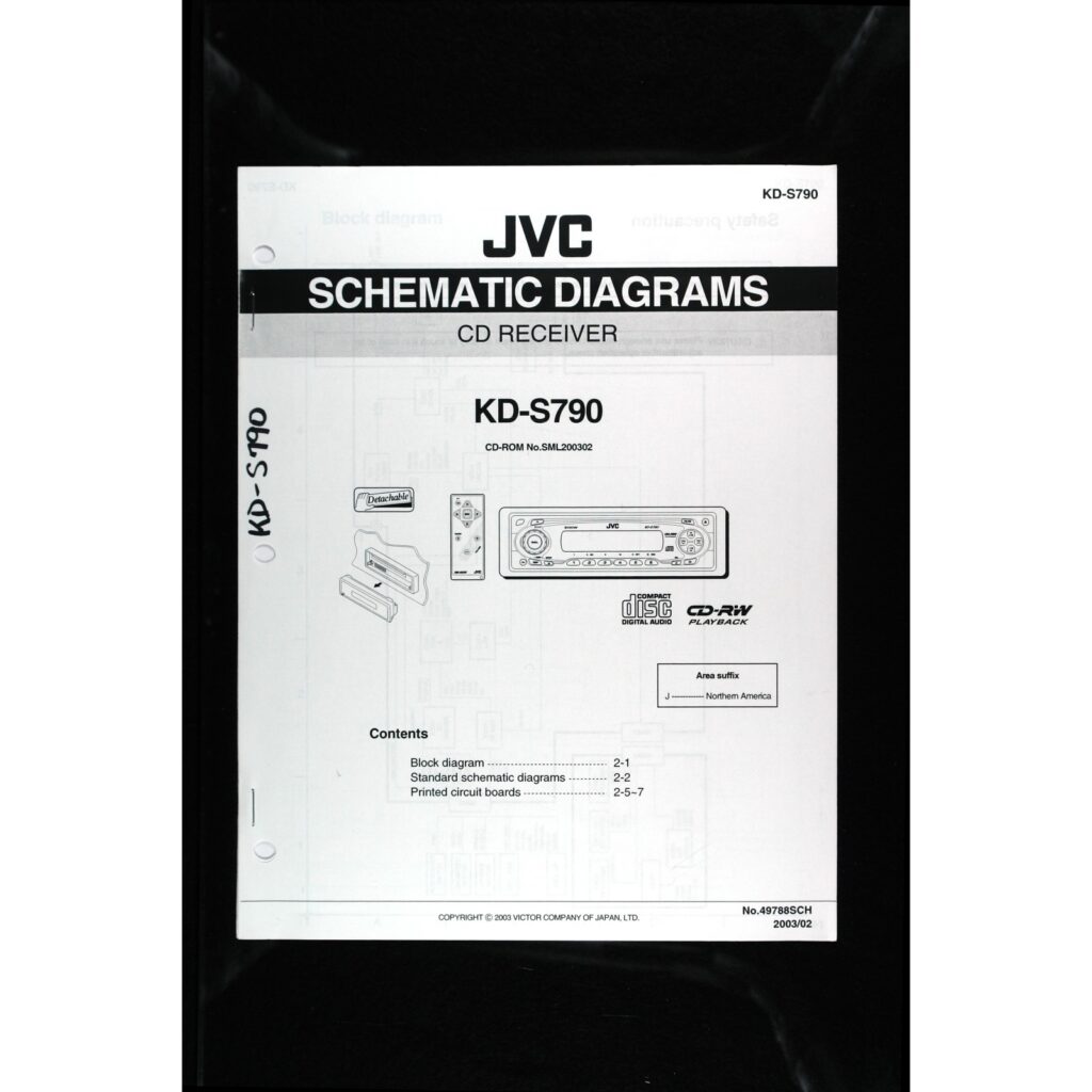 JVC KD-S790 Car Stereo — Service Manual