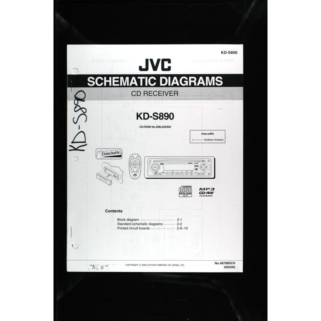 JVC KD-S890 Car Stereo — Service Manual