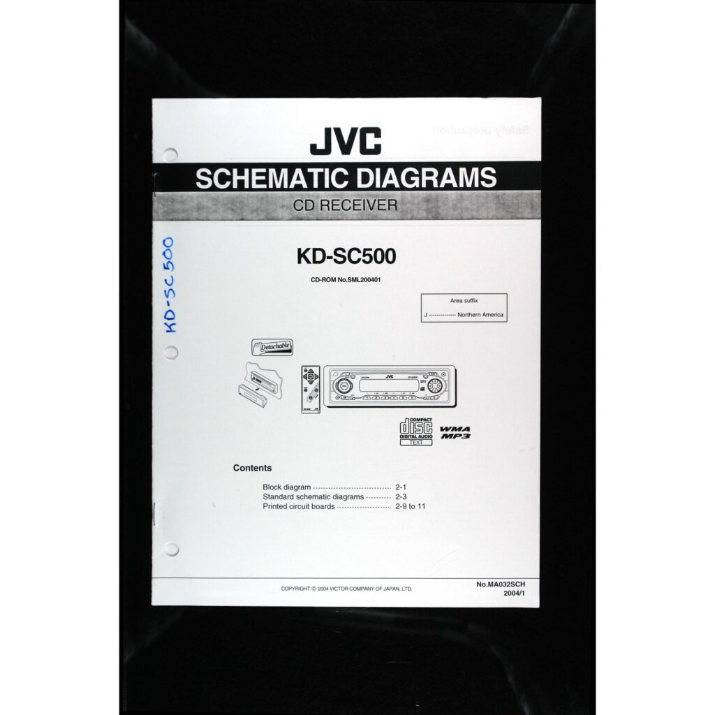JVC KD-SC500 Car Stereo — Service Manual