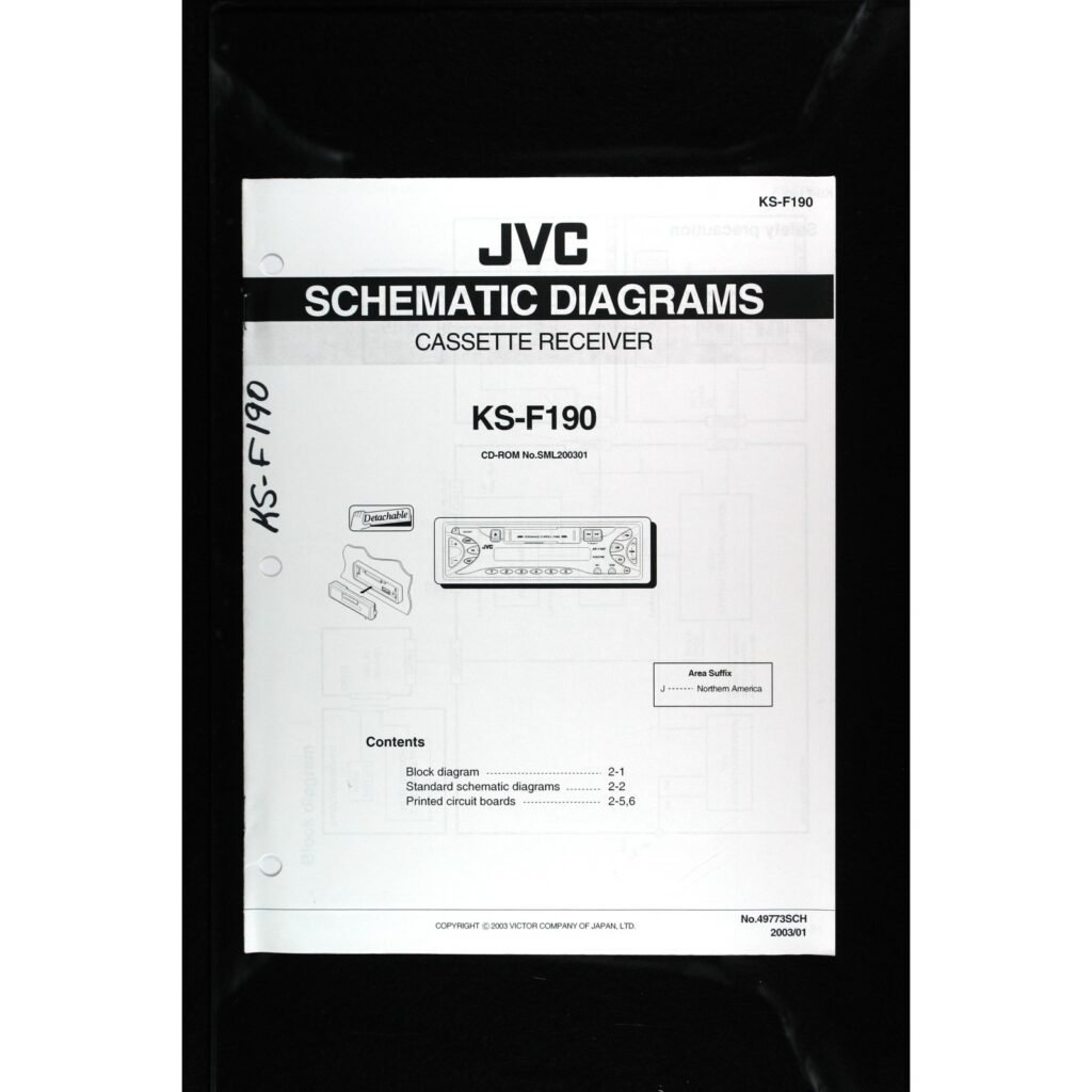 JVC KS-F190 Car Stereo — Service Manual
