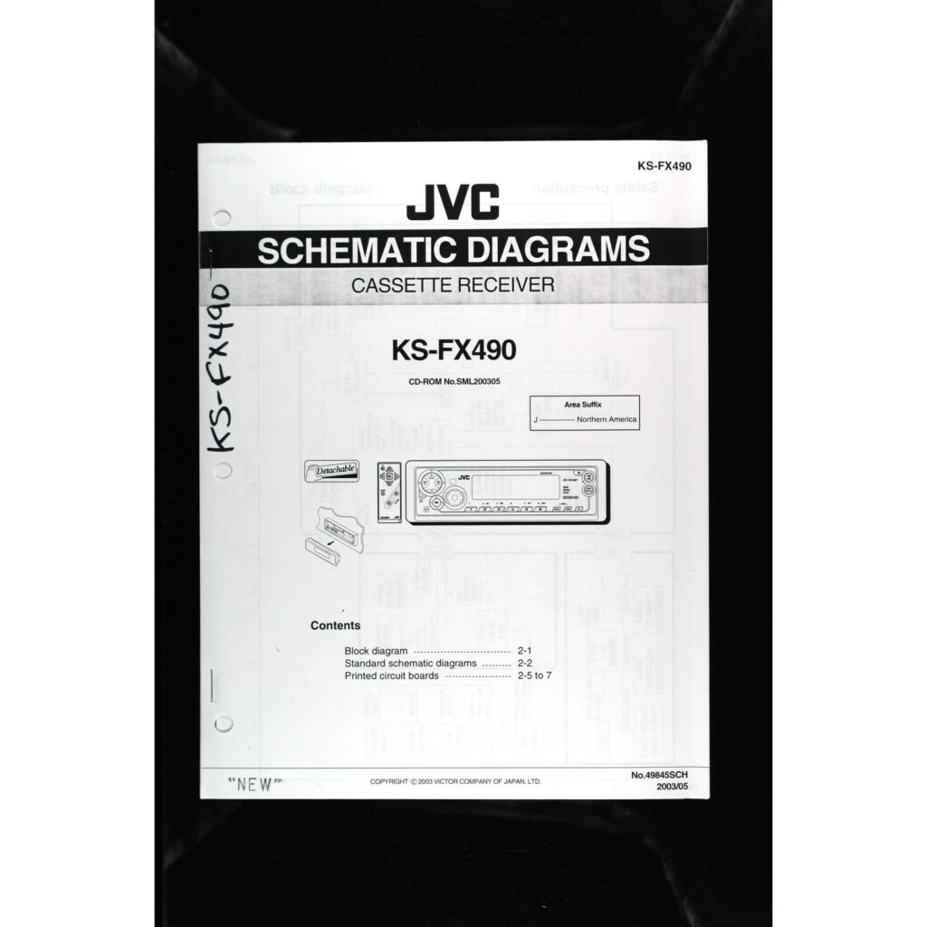 JVC KS-FX490 Car Stereo — Service Manual